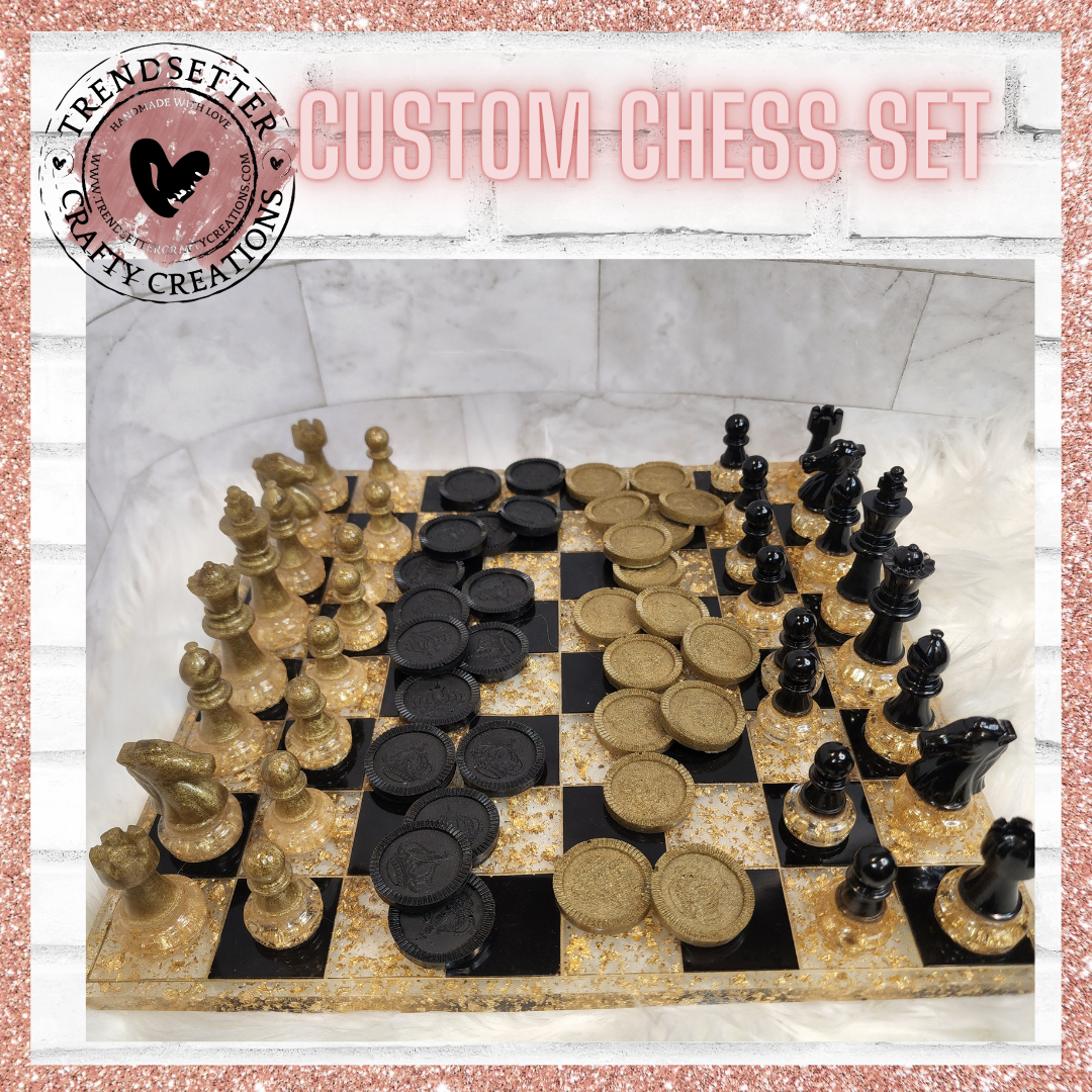 Custom Chess Set – Trendsetter Crafty Creations